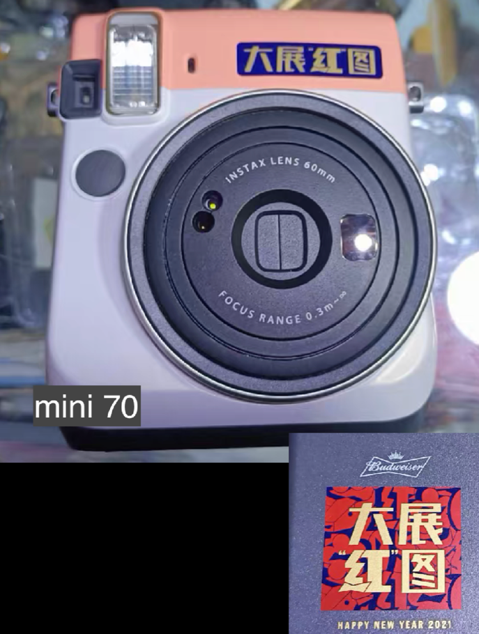 10-01 Fujifilm instax mini 70 Budweiser 大展紅圖 02