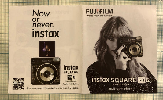 leaflet | fujifilm instax SQ6 Taylor Swift edition